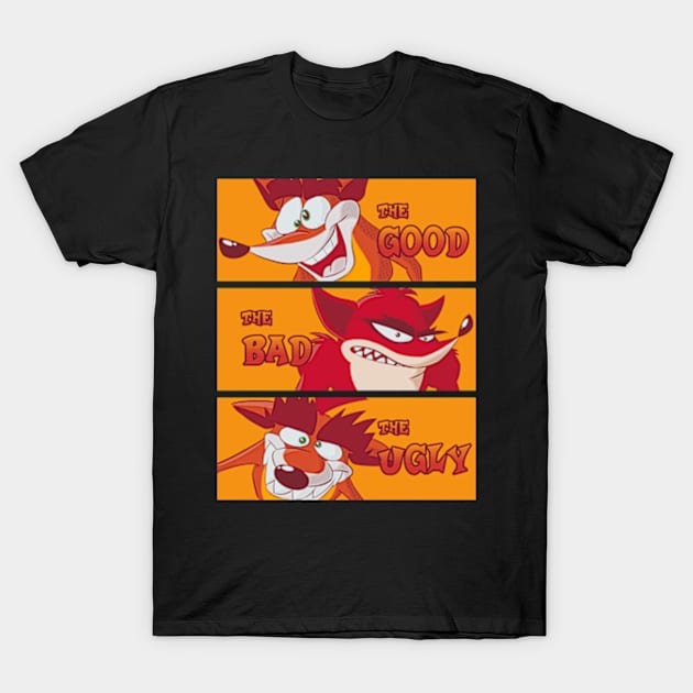 The Good, The Bandicoot, The Ugly T-Shirt by Geb